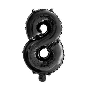 Folieballon nmr. 8 - Kleuren selecteerbaar