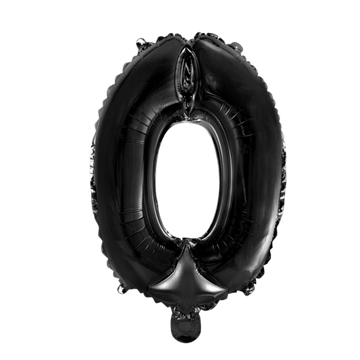 Folieballon nmr. 0 - Kleuren selecteerbaar