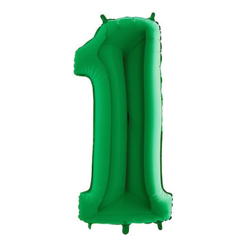 Folieballon nmr. 1 - Kleuren selecteerbaar