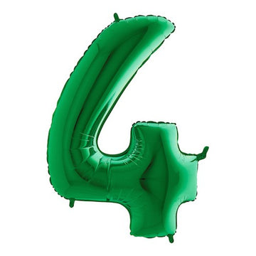 Folieballon nmr. 4 - Kleuren selecteerbaar