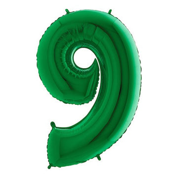 Folieballon nmr. 9 - Kleuren selecteerbaar