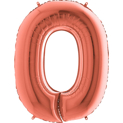 Folieballon nmr. 0 - Kleuren selecteerbaar