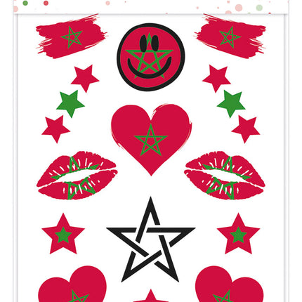 12x Plak Tattoo Marokko