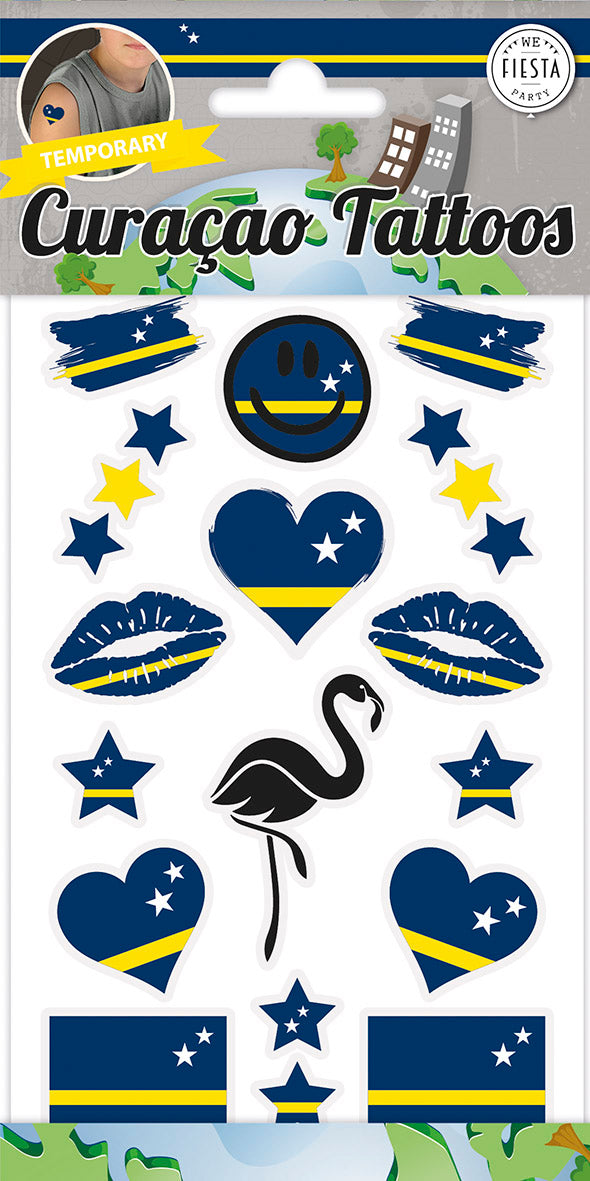 12x Plak Tattoo Curacao / Curaçao