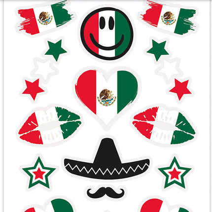 12x Plak Tattoo Mexico
