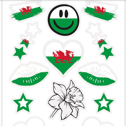 12x Plak Tattoo Wales
