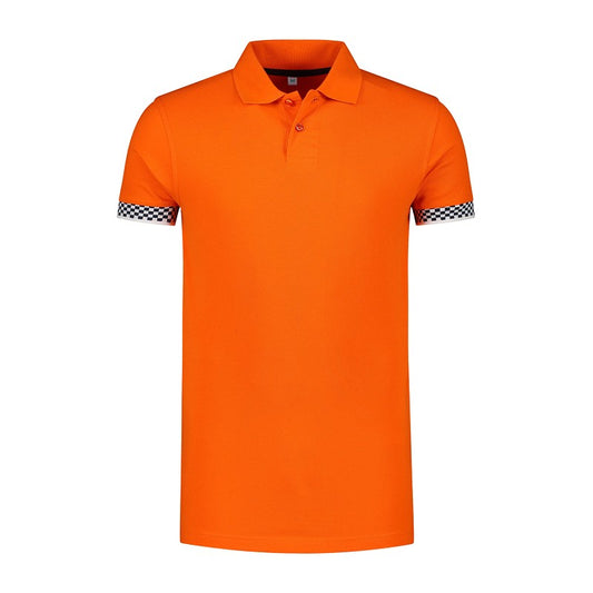 Oranje Heren Polo met Formule 1 Bandje F1
