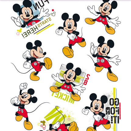 12x Plak Tattoos Disney Mickey Mouse