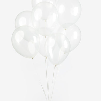 25 Ballonnen 12″ Clear
