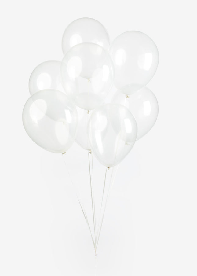 25 Ballonnen 12″ Clear