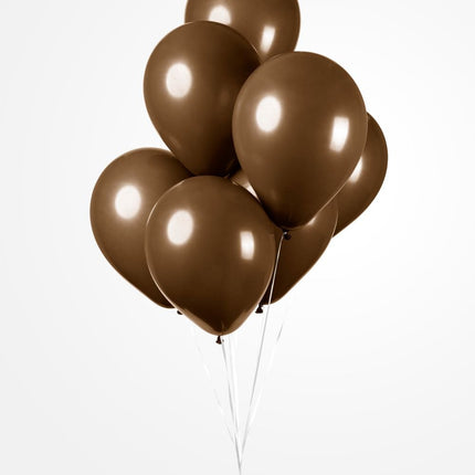 25 Ballonnen 12″ Bruin