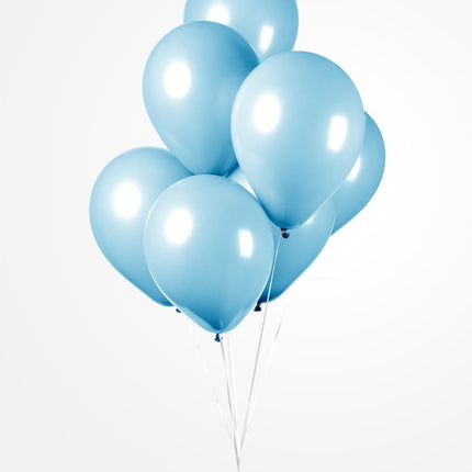 25 Ballonnen 12″ Licht blauw