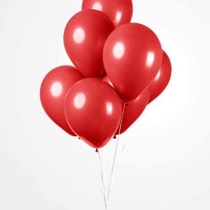 25 Ballonnen 12″ Rood