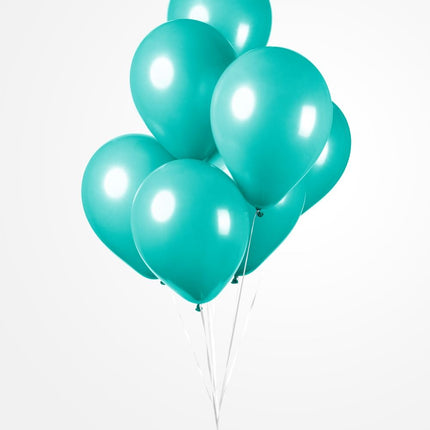 25 Ballonnen 12″ Turquoise