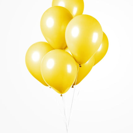 25 Ballonnen 12″ Geel