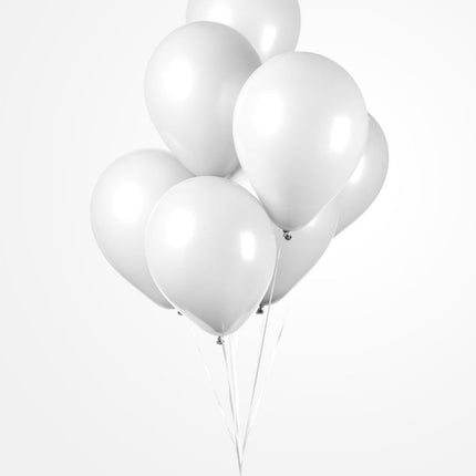 25 Ballonnen 12″ Wit