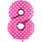 Roze/ Wit Stippen