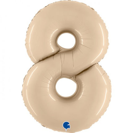 Folieballon nmr. 8 - Kleuren selecteerbaar