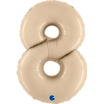 Folieballon nmr. 8 - Kleuren selecteerbaar