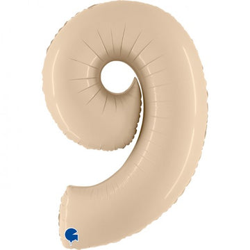 Folieballon nmr. 9 - Kleuren selecteerbaar