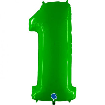 Folieballon nmr. 1 - Kleuren selecteerbaar