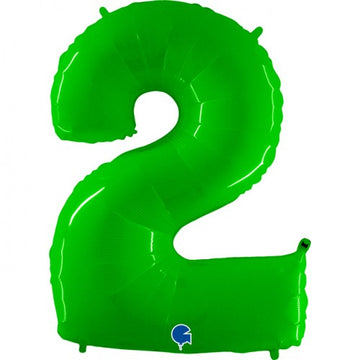 Folieballon nmr. 2 - Kleuren selecteerbaar