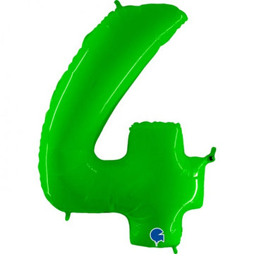 Folieballon nmr. 4 - Kleuren selecteerbaar