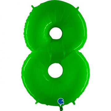 Folieballon nmr. 8 - Kleuren selecteerbaar