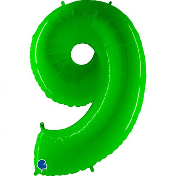 Folieballon nmr. 9 - Kleuren selecteerbaar