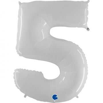 Folieballon nmr. 5 - Kleuren selecteerbaar