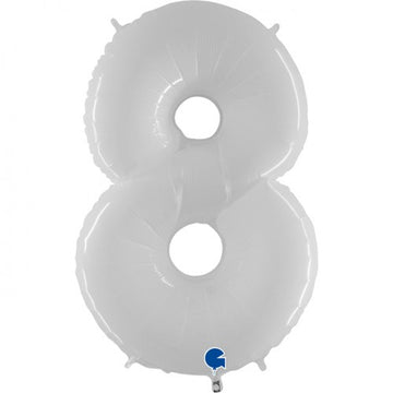 Folieballon nmr. 8 - Kleuren selecteerbaar