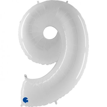 Folieballon nmr. 9 - Kleuren selecteerbaar