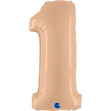 Folieballon nmr. 1 - Kleuren selecteerbaar