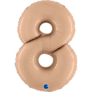 Folieballon nmr. 8 - Kleuren selecteerbaar
