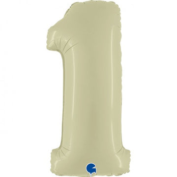 Folieballon nmr. 1 - Kleuren selecteerbaar