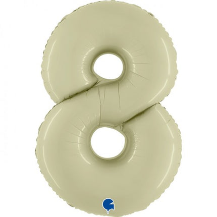Folieballon nmr. 8 - Kleuren selecteerbaar