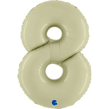 Folieballon nmr. 8 - Kleuren selecteerbaar