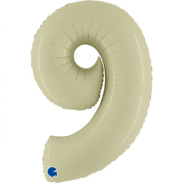 Folieballon nmr. 9 - Kleuren selecteerbaar
