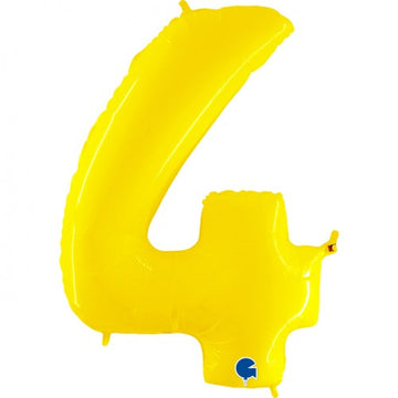 Folieballon nmr. 4 - Kleuren selecteerbaar