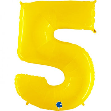 Folieballon nmr. 5 - Kleuren selecteerbaar