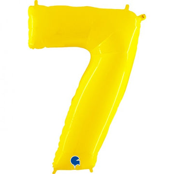 Folieballon nmr. 7 - Kleuren selecteerbaar