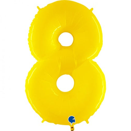 Folieballon nmr. 8 - Kleuren selecteerbaar