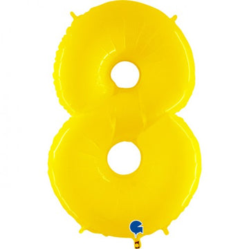 Folieballon nmr. 8 - Kleuren selecteerbaar