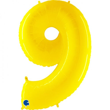 Folieballon nmr. 9 - Kleuren selecteerbaar