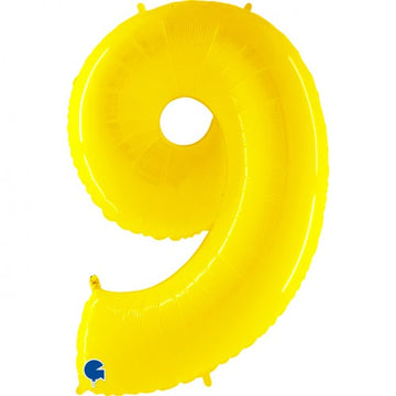 Folieballon nmr. 9 - Kleuren selecteerbaar