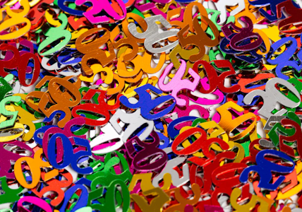 Leeftijd confetti